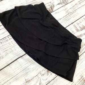 333. Coco Reef Black Sheer Multi-Layered Swim Skirt - NWT - Size XL